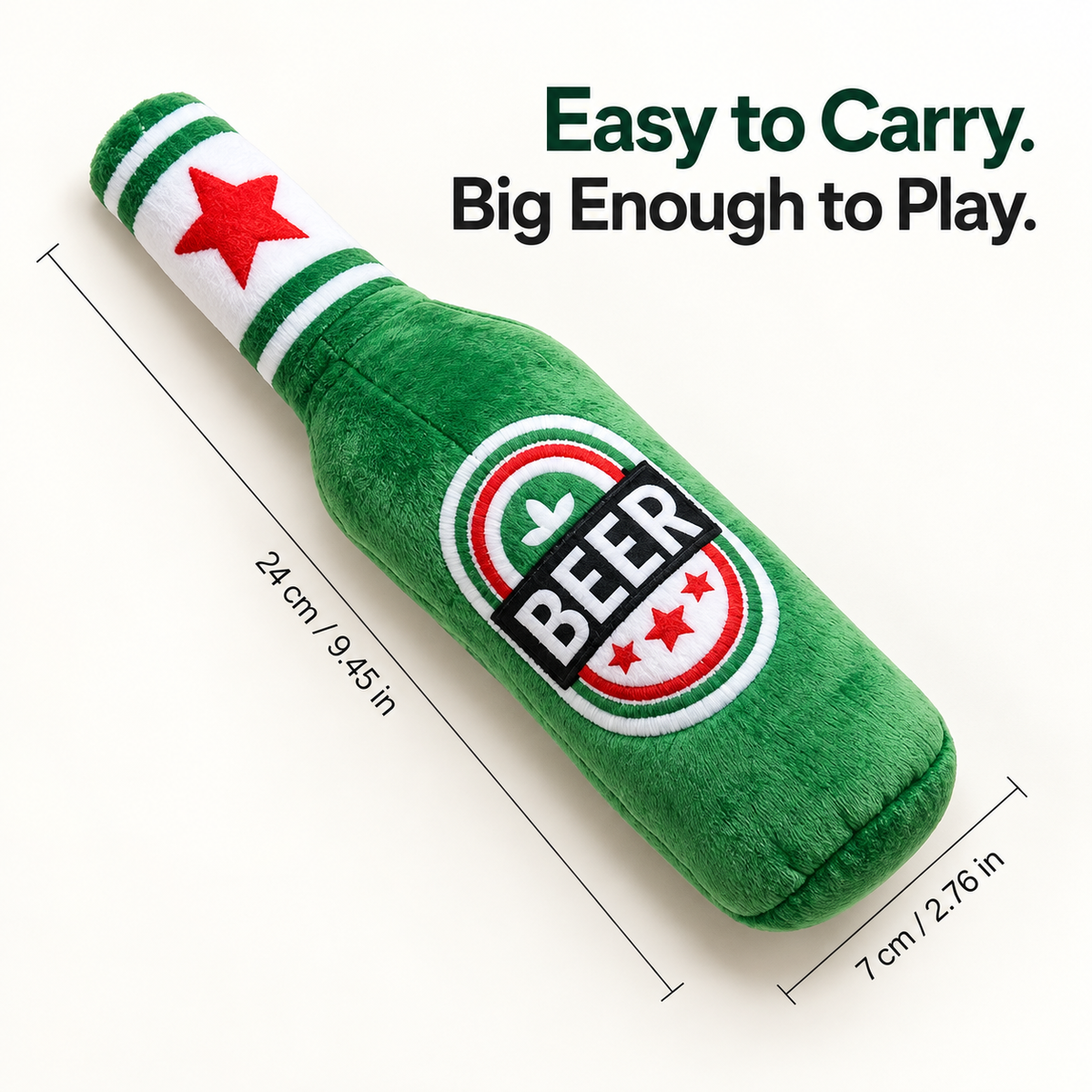Realistic Beer Bottle Shape