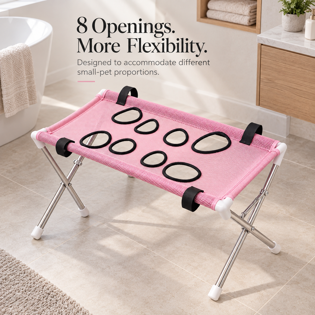 Elevated Pet Grooming & Bathing Stand